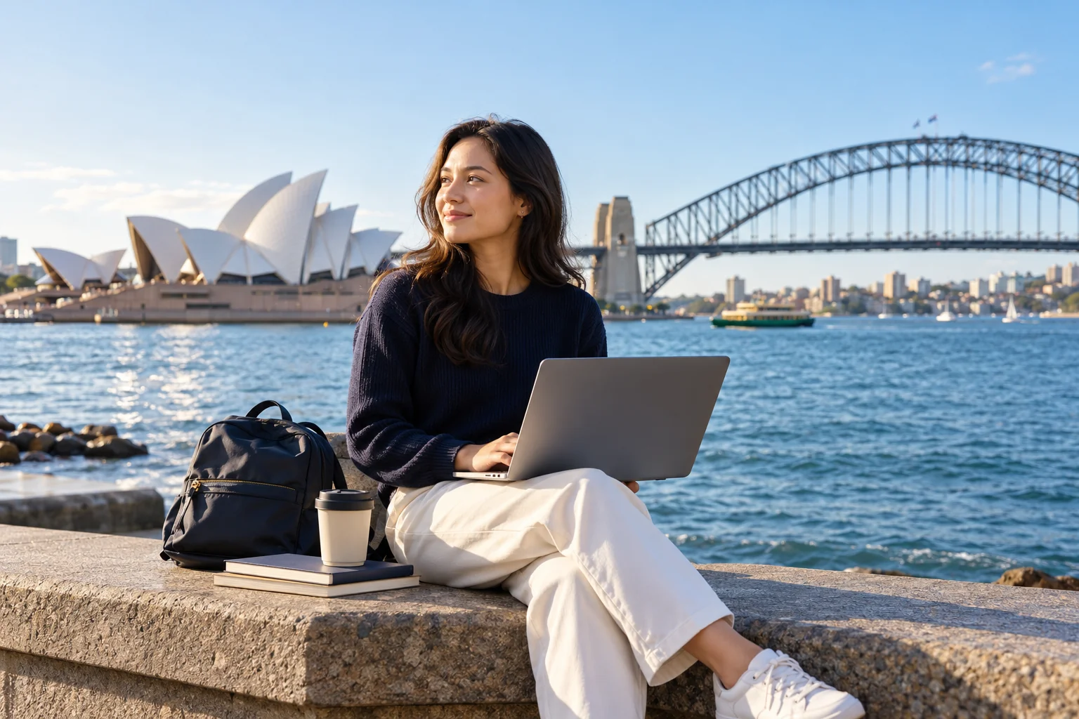 Sydney Opera House and Harbour Bridge